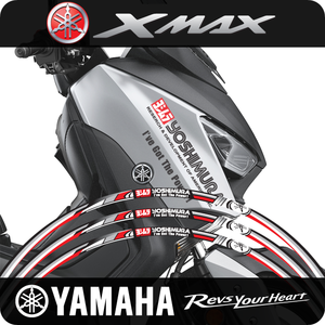 야마하 XMAX 휠스티커 Yoshimura
