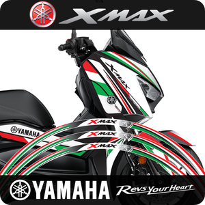 야마하 XMAX 휠스티커 이태리 스타일